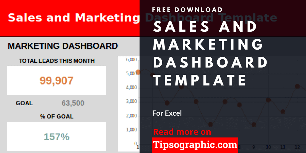 FREE DOWNLOAD > Sales and Marketing Dashboard Template for Excel, Free ...